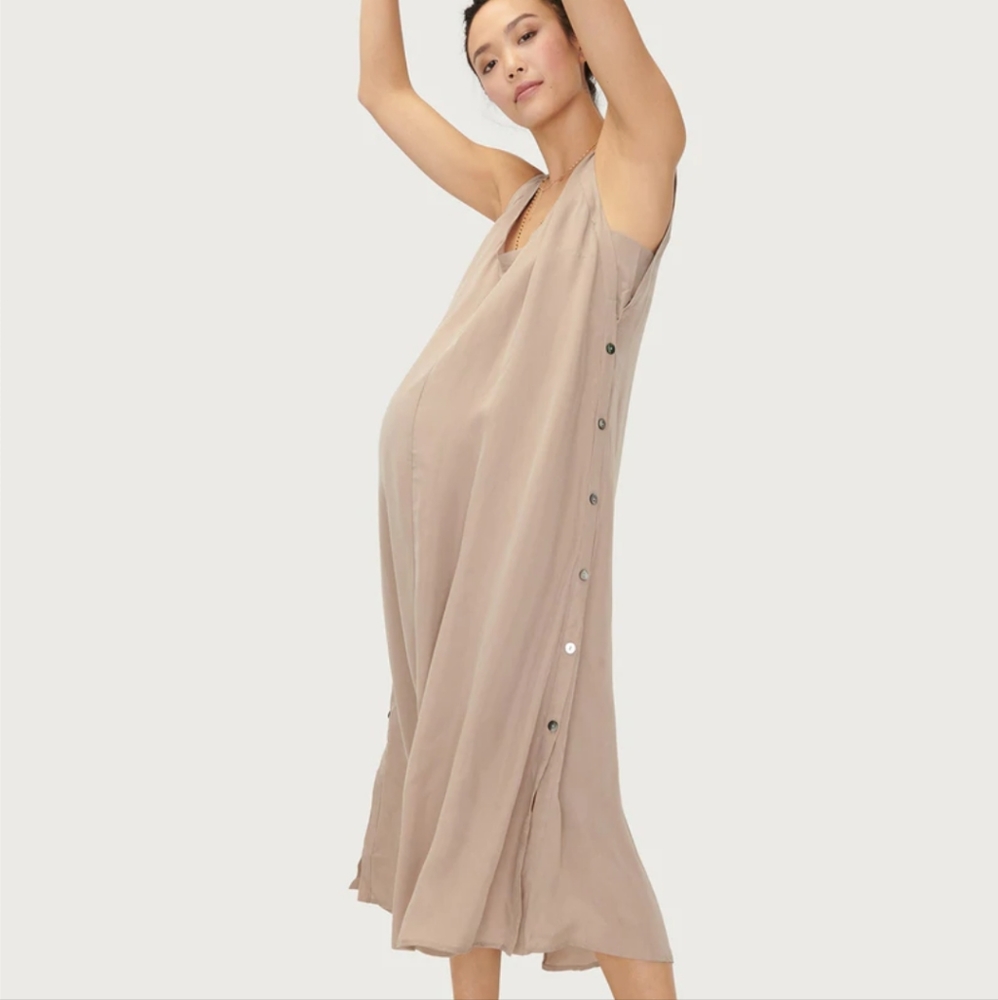 Hatch "Linnea Dress" Maternity size 1 in Taupe